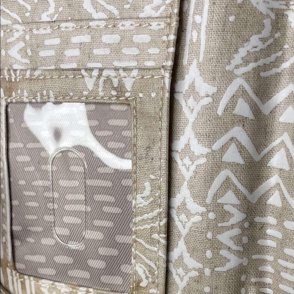 Sakroots Tan and White Patterned Wristlet - Picture 6 of 6
